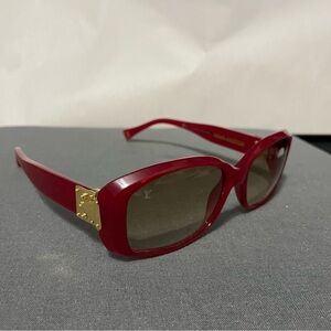 LOUIS VUITTON RED SUNGLASSES Z0076W
